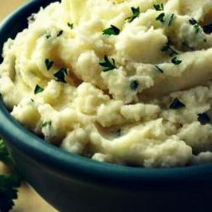 Asiago & White Truffle Mashed Potatoes | olive oil uses - EVOO & Vin
