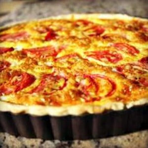 Oven Roasted Tomato Quiche with Melgarejo Frantoio Extra Virgin Olive Oil  Crust - EVOO & Vin