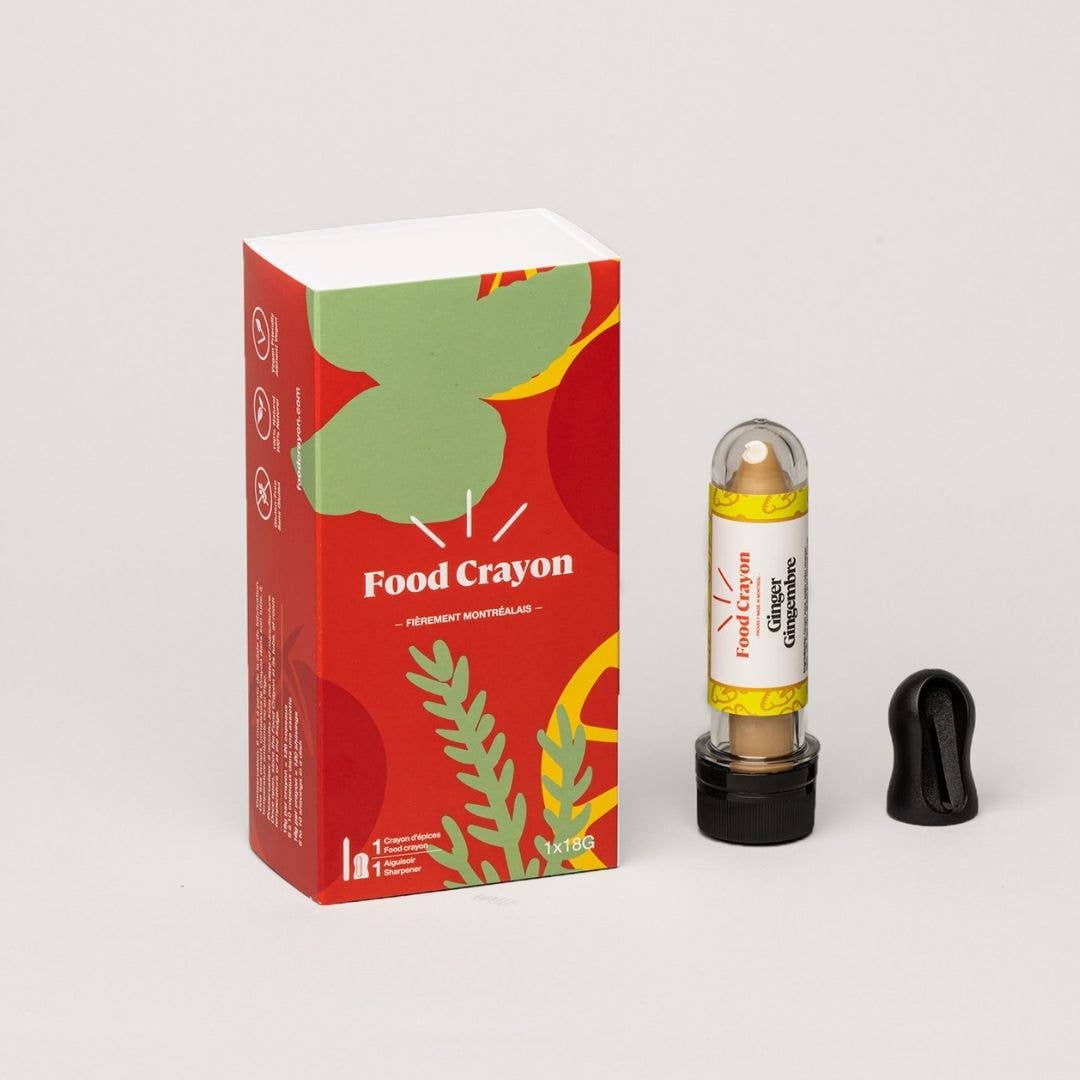 Ginger Food Crayon and Sharpener