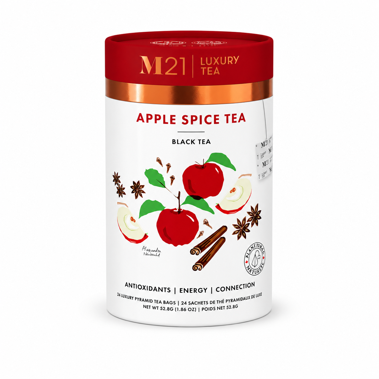 Apple Spice Luxury Black Tea | Canadian | 24ct