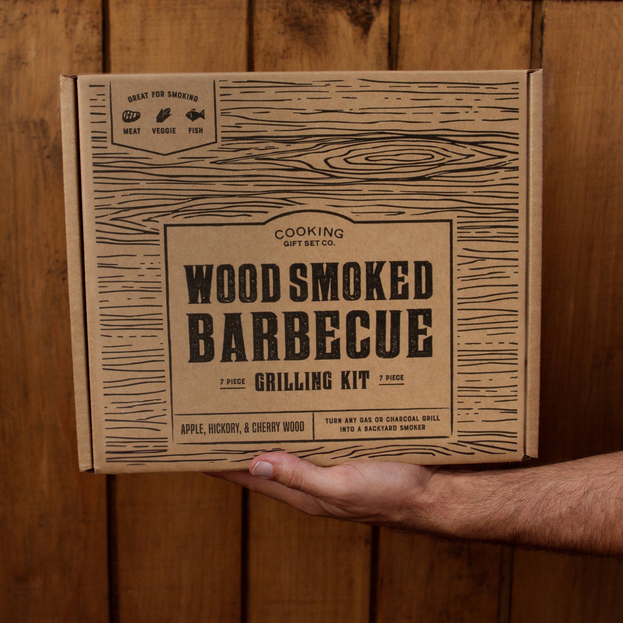 Wood Smoked BBQ Grilling Gift Set