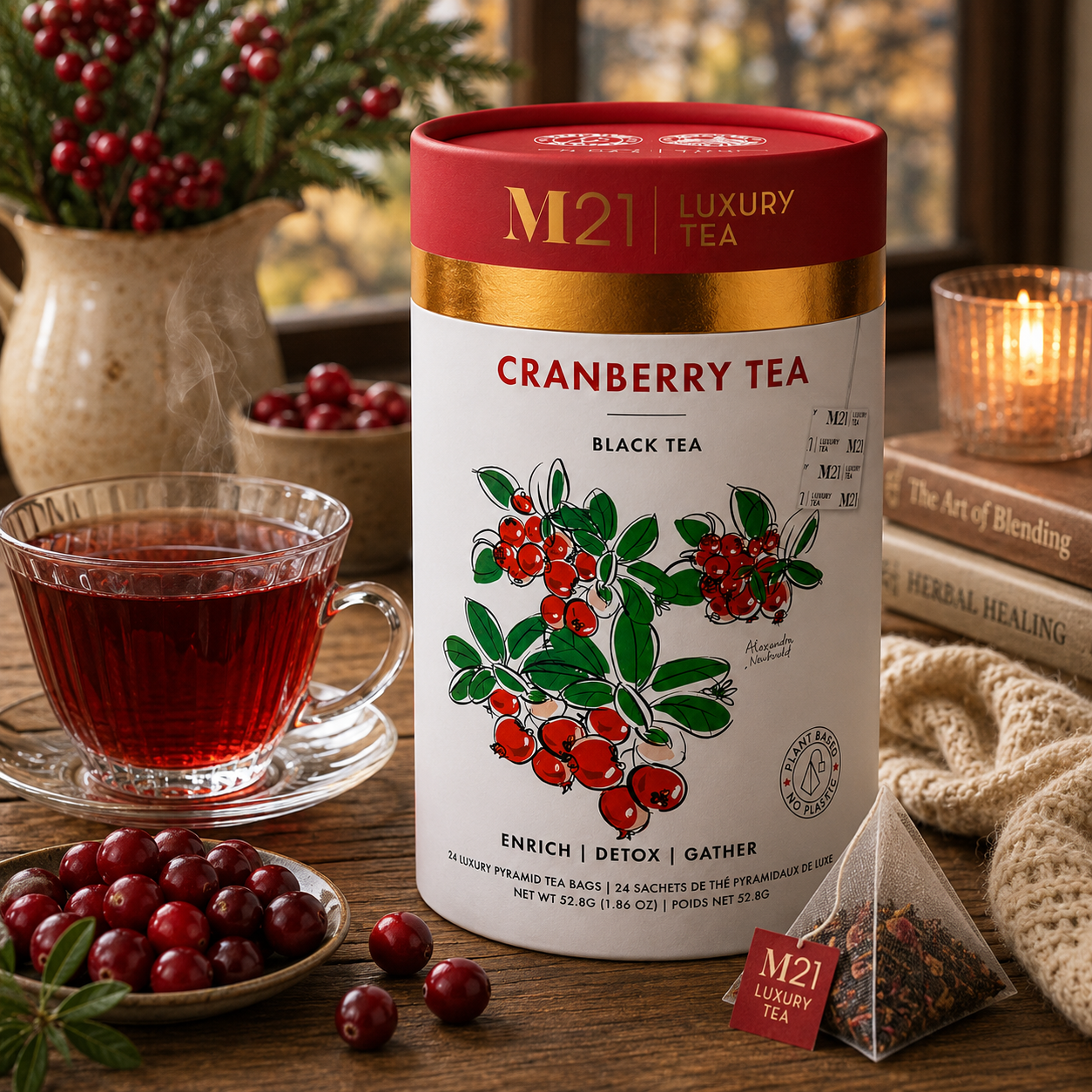 Cranberry Luxury Black Tea | 24ct
