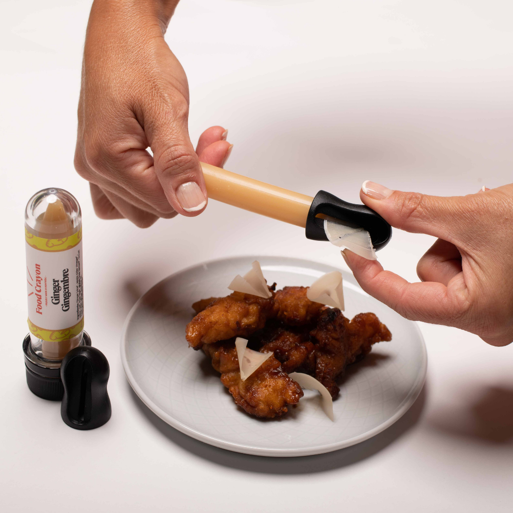 Ginger Food Crayon and Sharpener