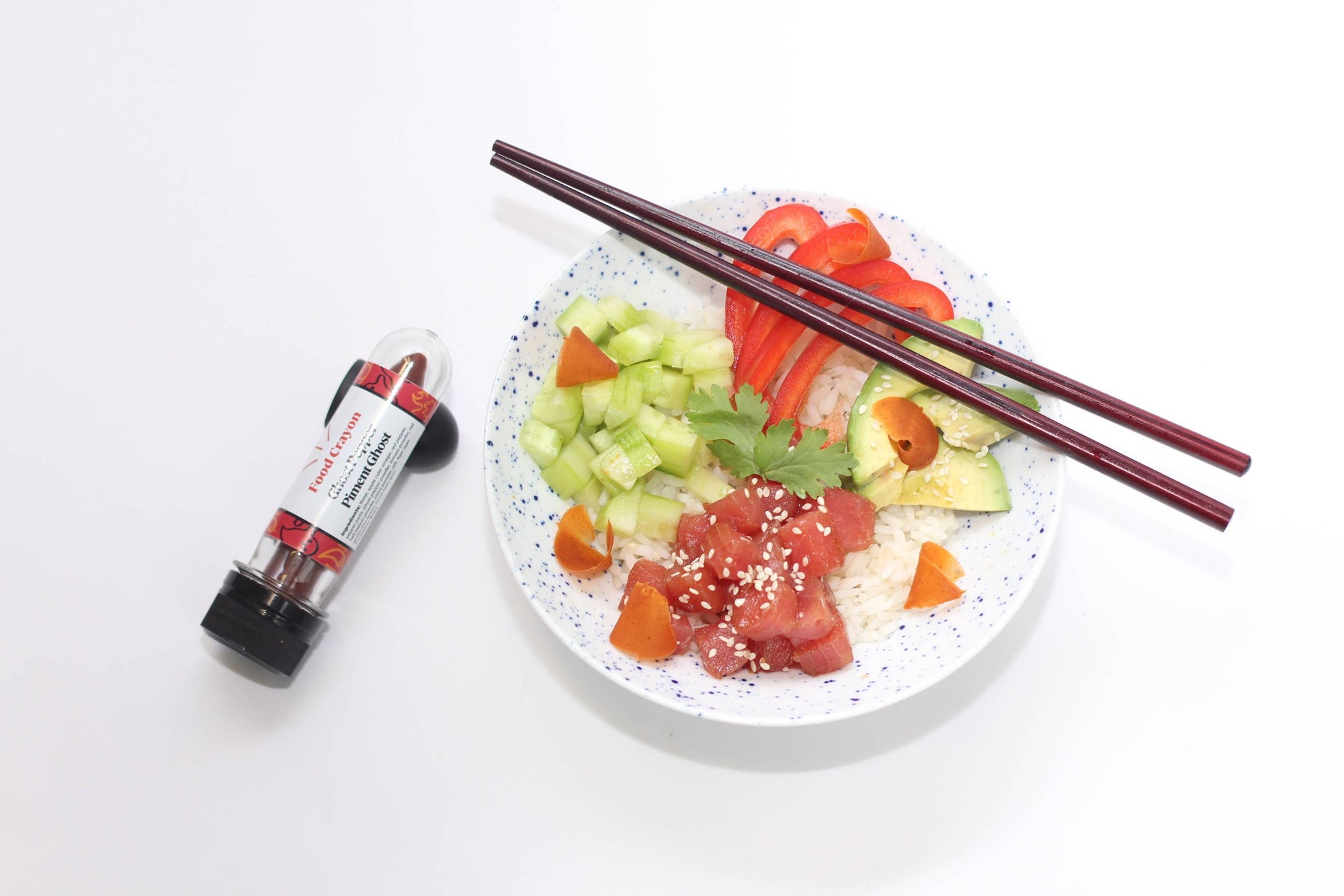 Ghost Pepper Food Crayon & Sharpener