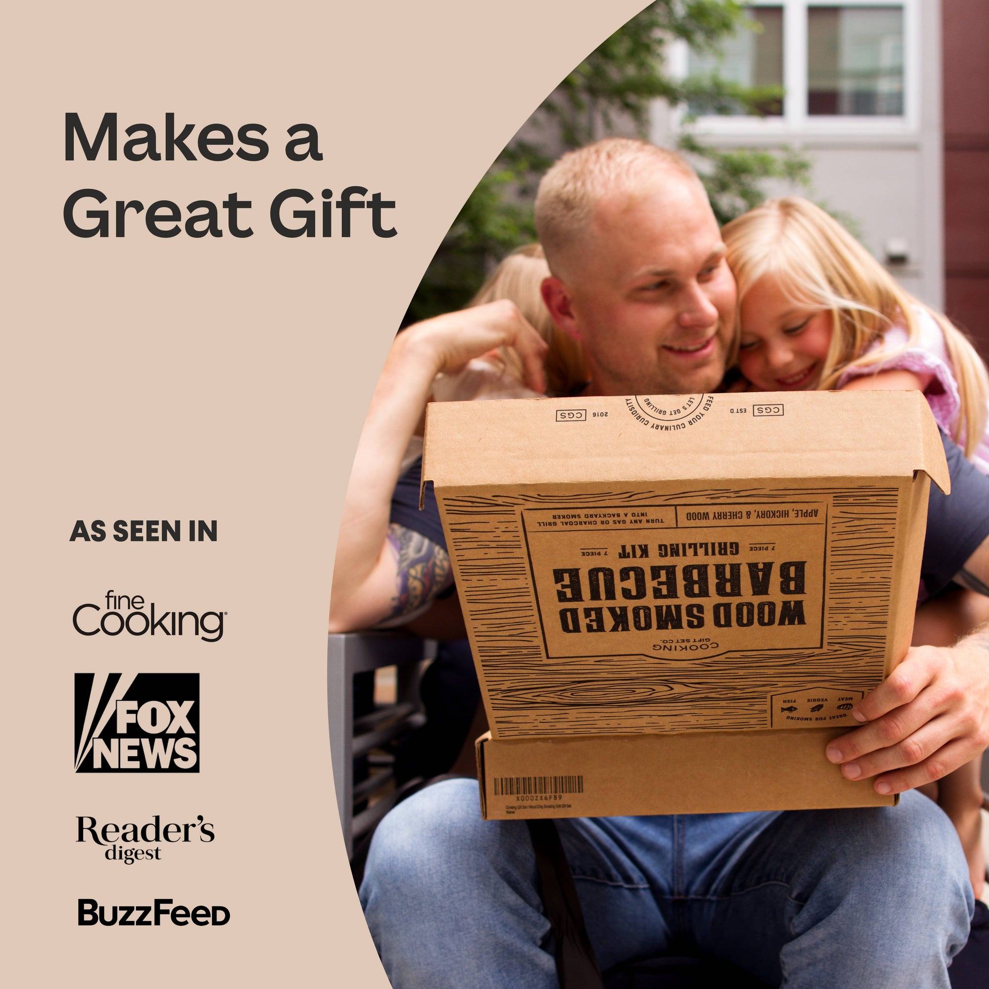 Wood Smoked BBQ Grilling Gift Set