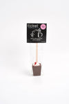 Hot Chocolate on a Stick: Peppermint (white)