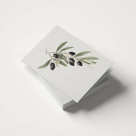 Folded Cards - Olives Collection