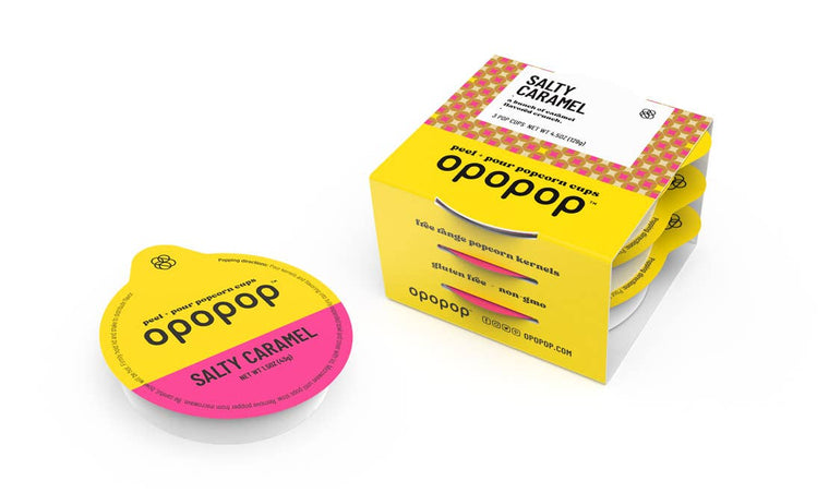 Opopop Snack Size Refill Cups - Salty Caramel