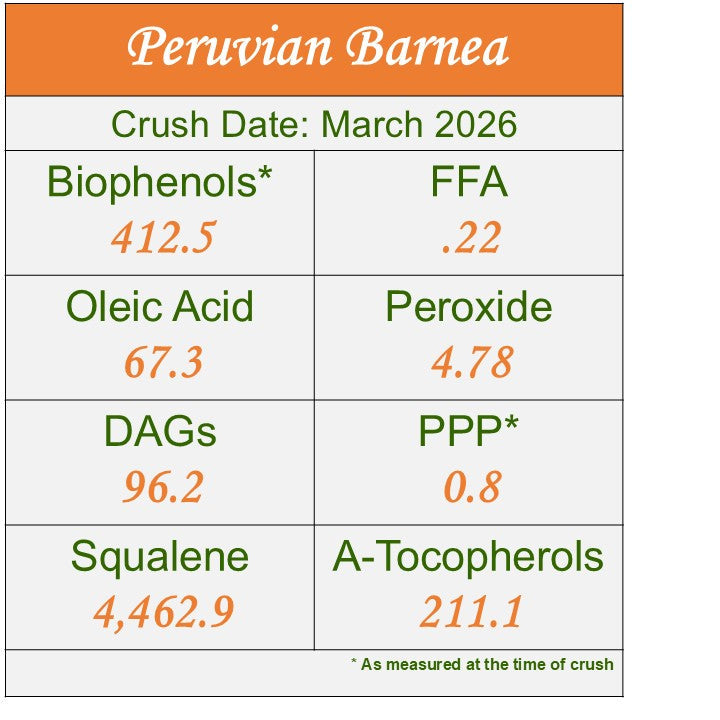 Peruvian Barnea 2026 - ROBUST Ultra-Premium EVOO