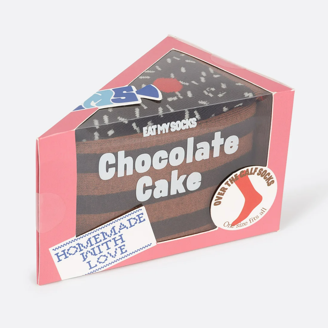 Foodie Novelty Socks -Chocolate Cake