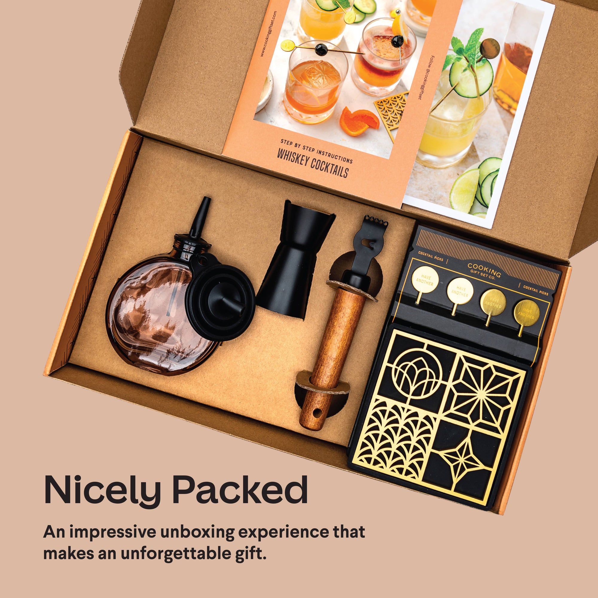 Whiskey Cocktail Kit Gift
