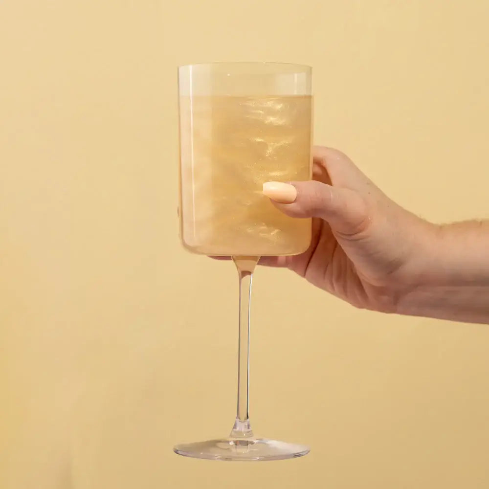 Gold Cotton Candy Drink Glitter Bombs