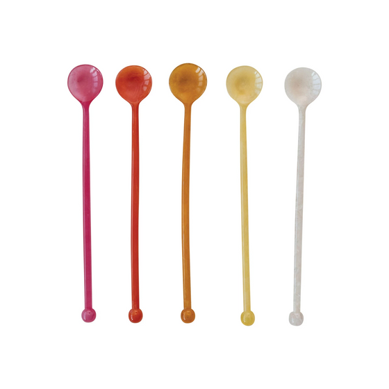 Resin Cocktail Spoons