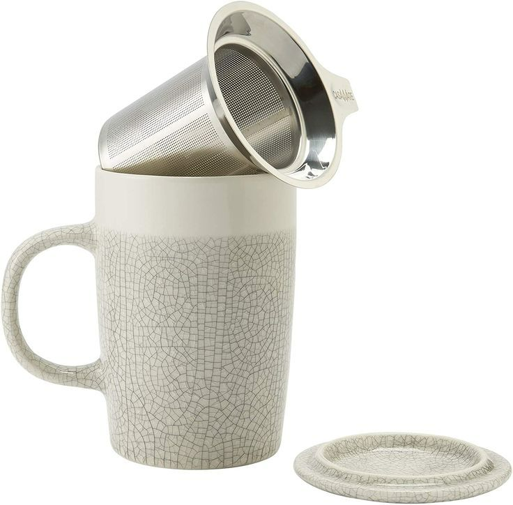Crackle Tea Infuser Mug