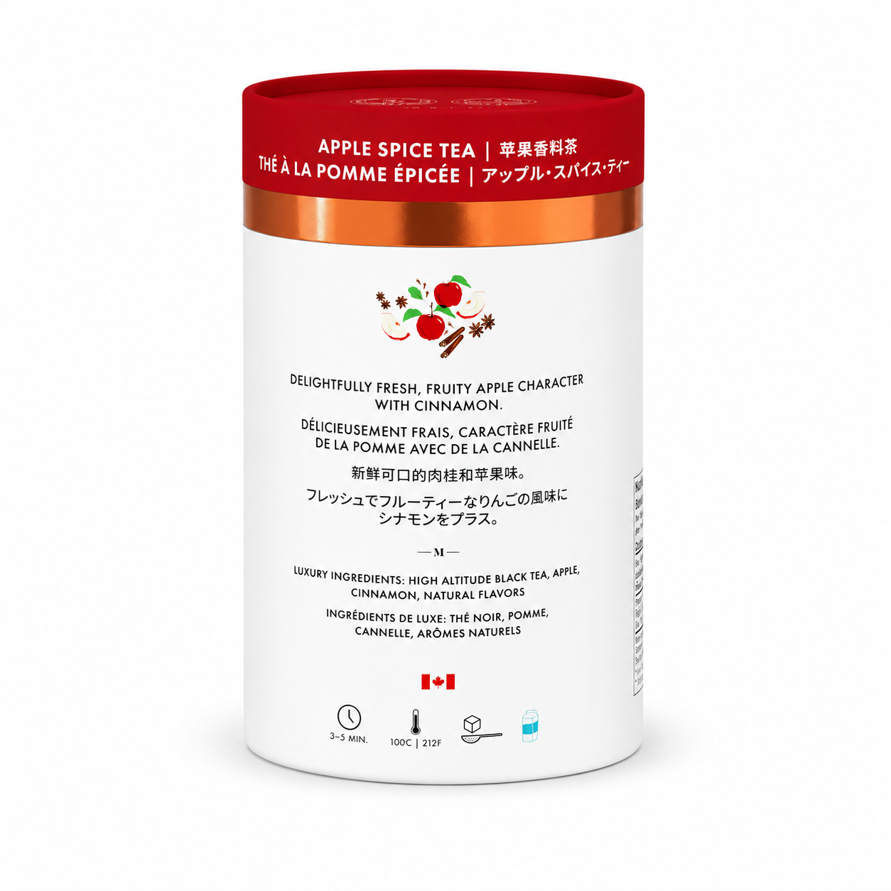 Apple Spice Luxury Black Tea | Canadian | 24ct