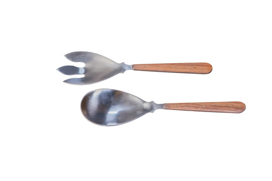 Wood Handle Salad Servers