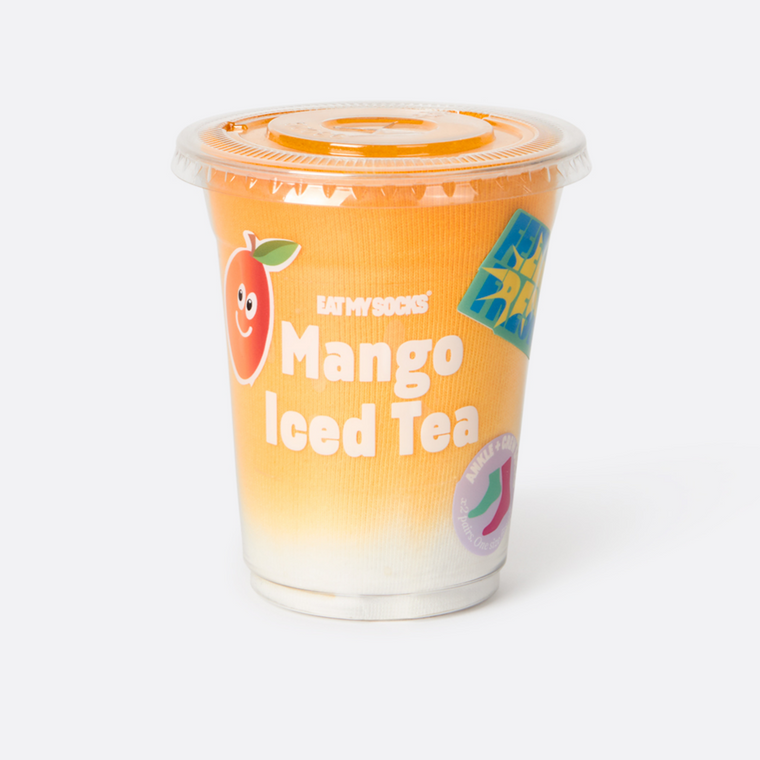 Foodie Novelty Socks -Mango Iced Tea (2 pairs)