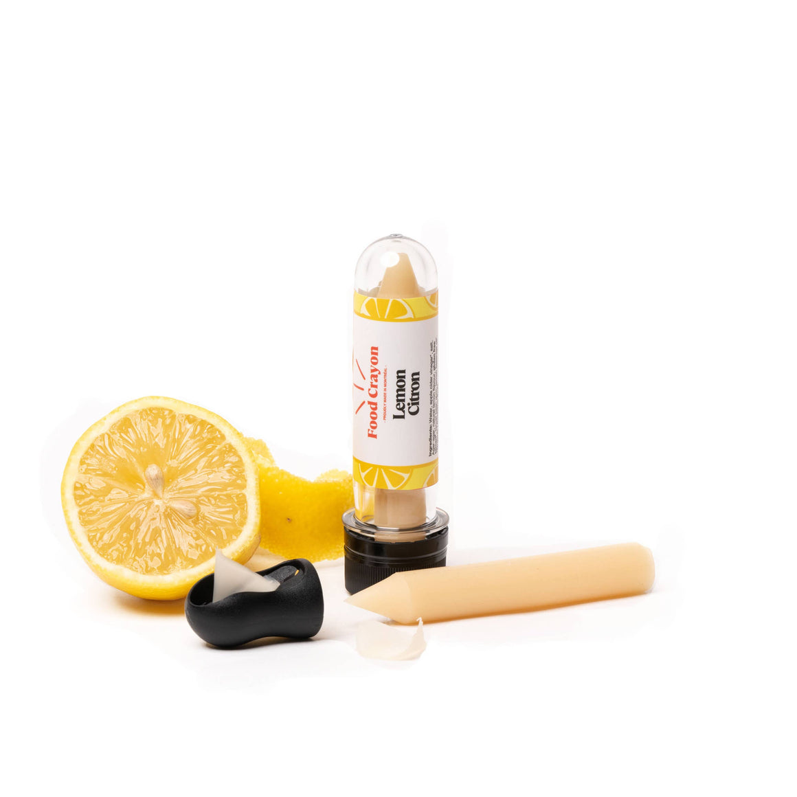 Lemon Food Crayon & Sharpener