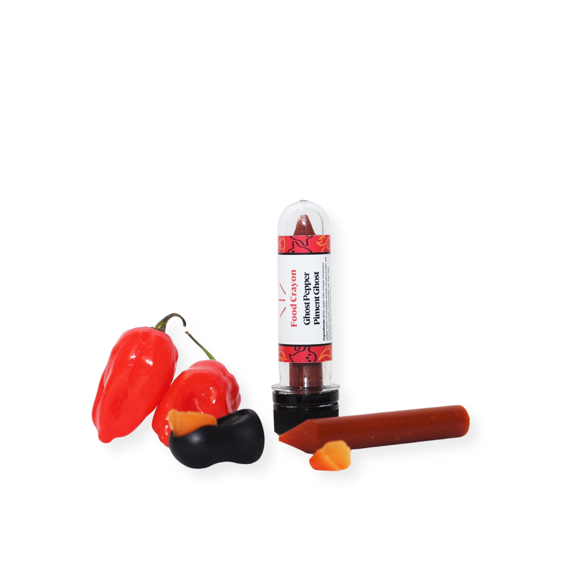 Ghost Pepper Food Crayon & Sharpener