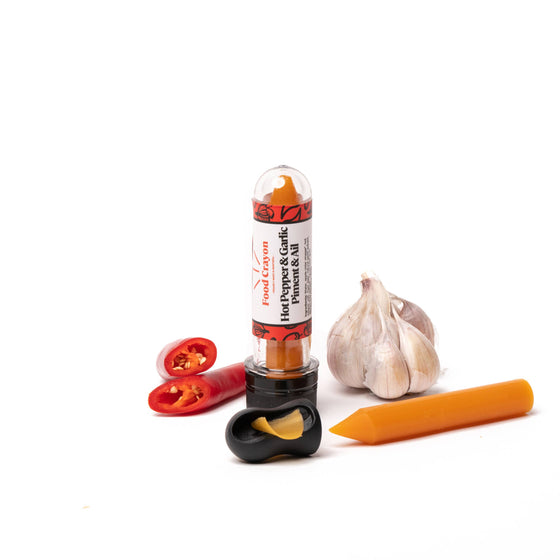 Chili & Garlic Food Crayon & Sharpener