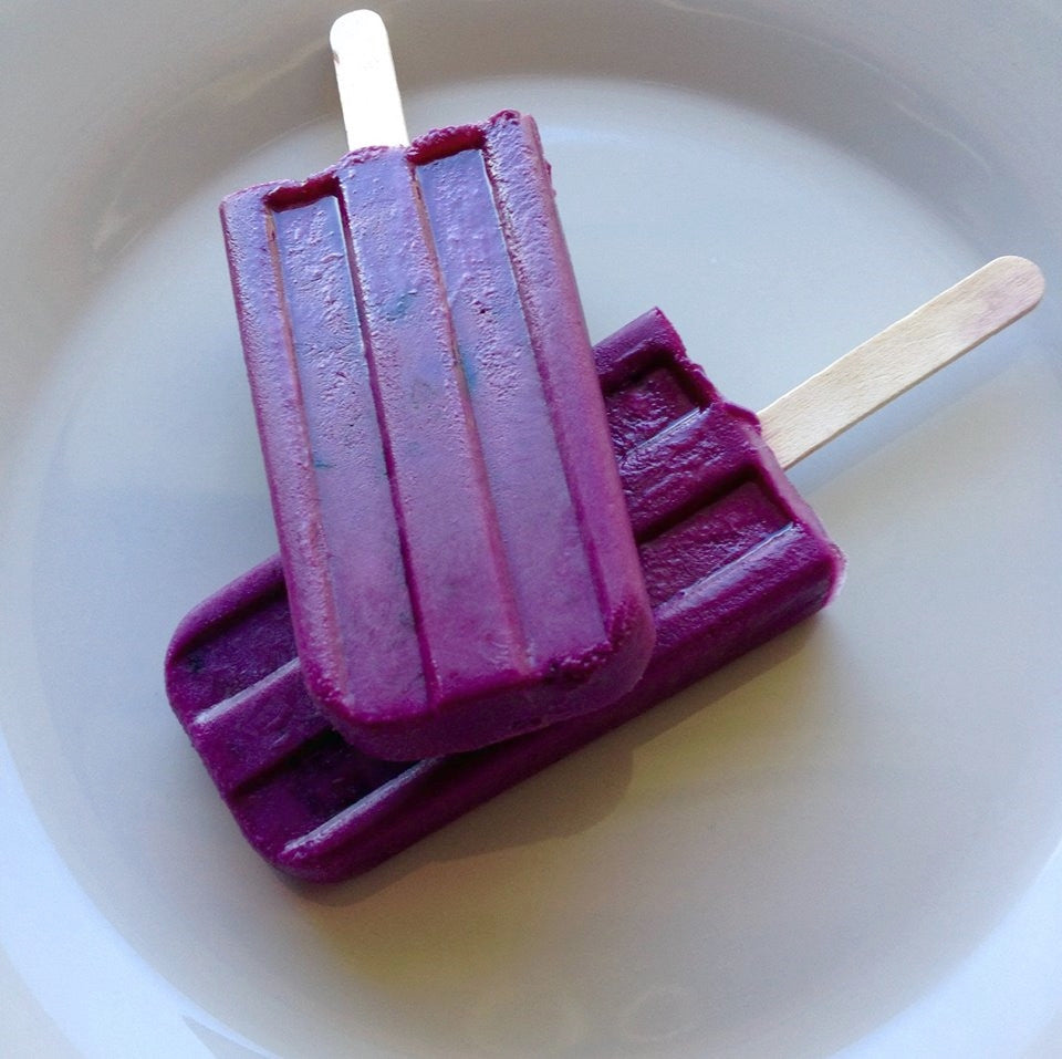 Blueberry Lemon Olive Oil Popsicles - EVOO & Vin
