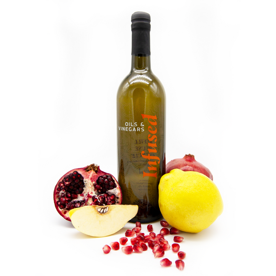 Pomegranate Quince Infused White Balsamic Vinegar