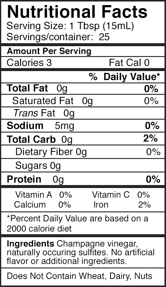 Champagne Wine Vinegar