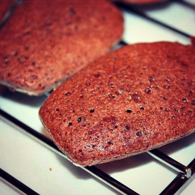 Dark Chocolate and Blood Orange Olive Oil Madeleine’s - EVOO & Vin
