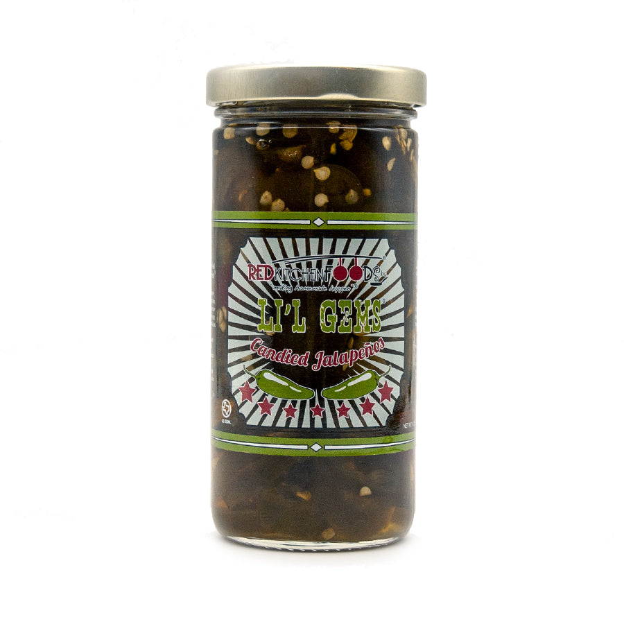 LI’L GEMS Candied Jalapeños INFUSED Oils & Vinegars