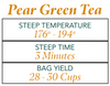 Pear Green Tea no
