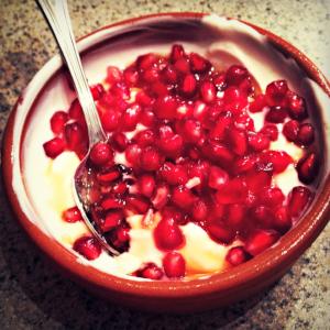 Pomegranate-Lime Yogurt Dressing - EVOO & Vin
