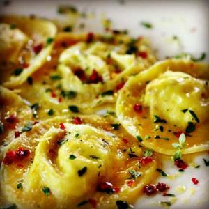 Roasted Butternut Squash & Chevre Ravioli - EVOO & Vin
