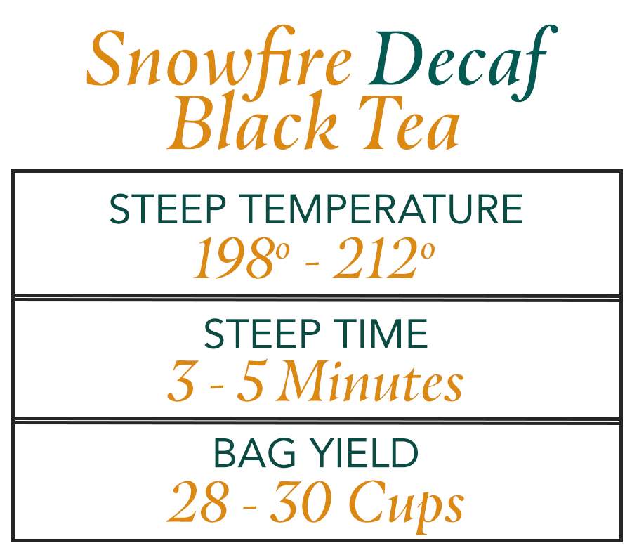 DECAF Snowfire Black Tea