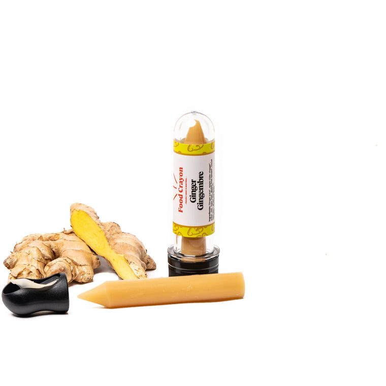 Ginger Food Crayon and Sharpener