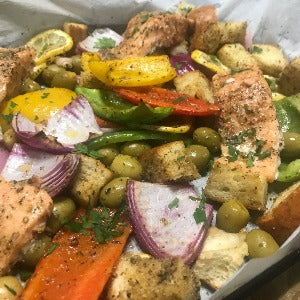 Greek Baked Salmon
