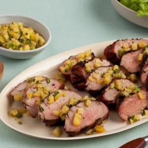 Pineapple Chipotle Pork Tenderloin